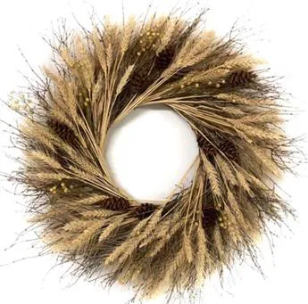 Grains & Pinecones Wreath